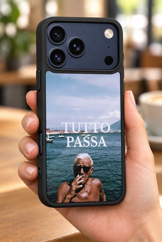حافظة مقاومة للصدمات متوافقة مع هاتف iPhone 18 Pro من TuttoPassa مع حماية للكاميرا