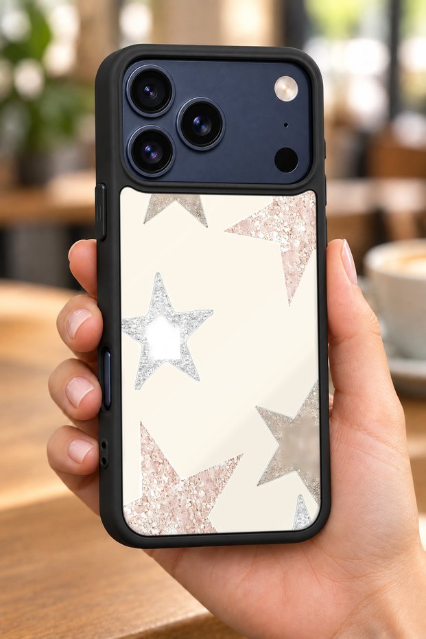 حافظة مقاومة للصدمات متوافقة مع هاتف iPhone 18 Pro مع حماية للكاميرا بنمط لامع