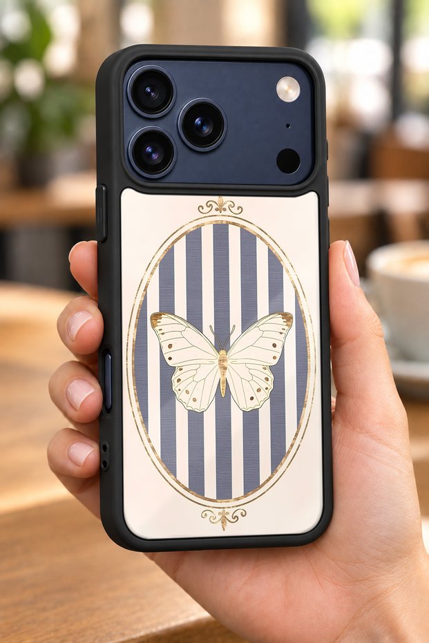 حافظة مقاومة للصدمات متوافقة مع هاتف iPhone 18 Pro مع حماية للكاميرا بنمط جناحي