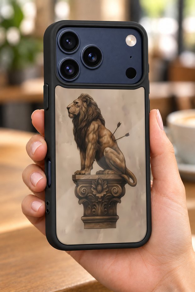 حافظة مقاومة للصدمات متوافقة مع هاتف iPhone 18 Pro Max مع حماية للكاميرا بنمط Heybet