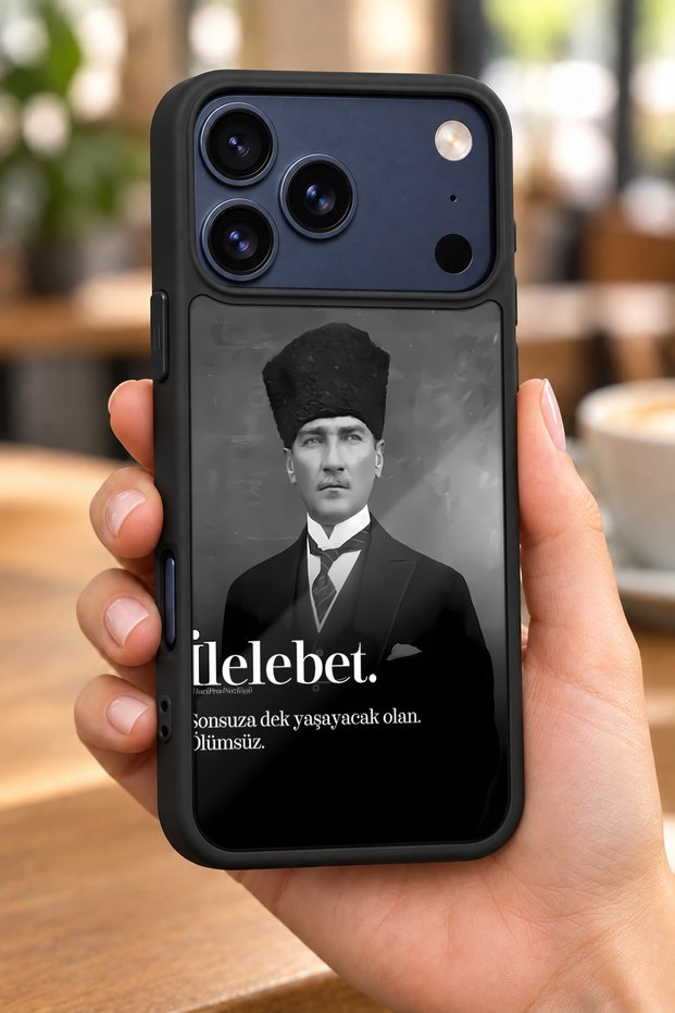 حافظة مقاومة للصدمات متوافقة مع هاتف iPhone 18 Pro مع حماية للكاميرا بنمط Ililebet