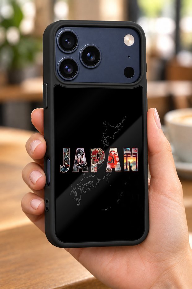 حافظة مقاومة للصدمات متوافقة مع هاتف iPhone 18 Pro Max مع حماية للكاميرا بنمط ياباني