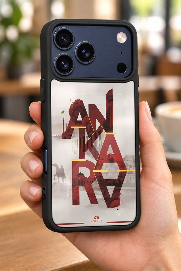 حافظة مقاومة للصدمات متوافقة مع هاتف iPhone 18 Pro مع حماية للكاميرا بنمط هاوسد كابيتال