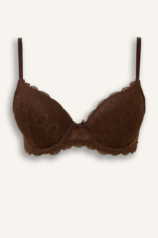 Lace Micro Covered Non-Padded Underwire Bra H8026Ax26Au