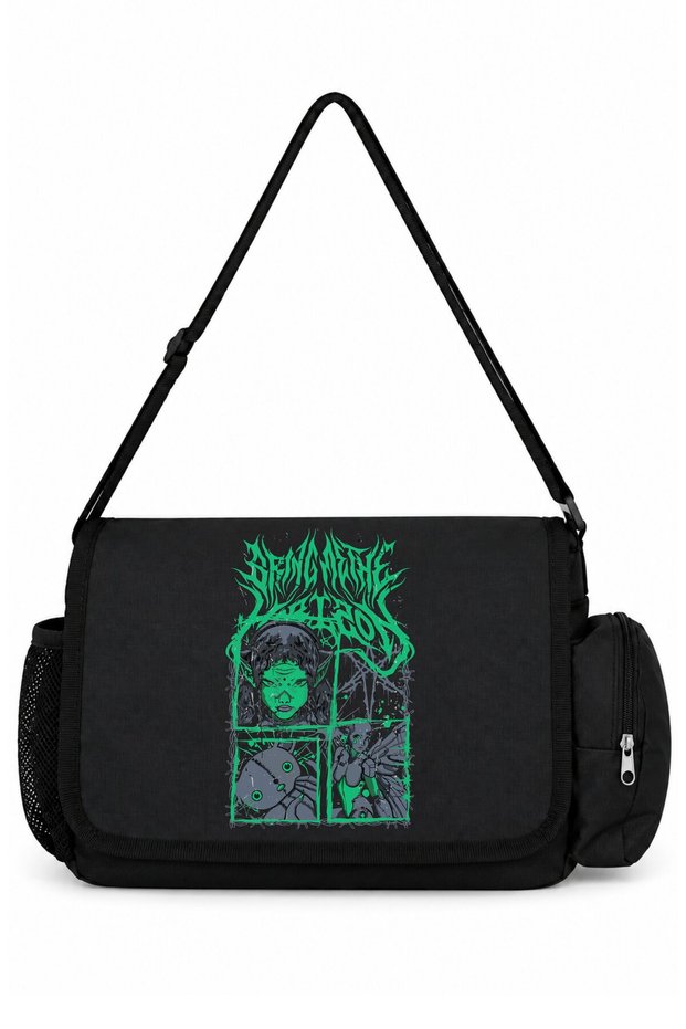 Bring Me the Horizon Rock Metal Music Band Printed School, Sports, Office Multi-Purpose Messenger Bag