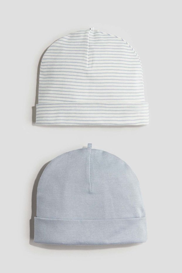 2-pack cotton hats
