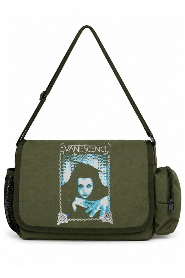 Evanescence Rock Metal Music Band Printed School, Sports, Office Multi-Purpose Messenger Bag