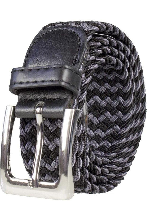 Canvas Elastic Fabric Woven Stretch Multicolored Braided Belts