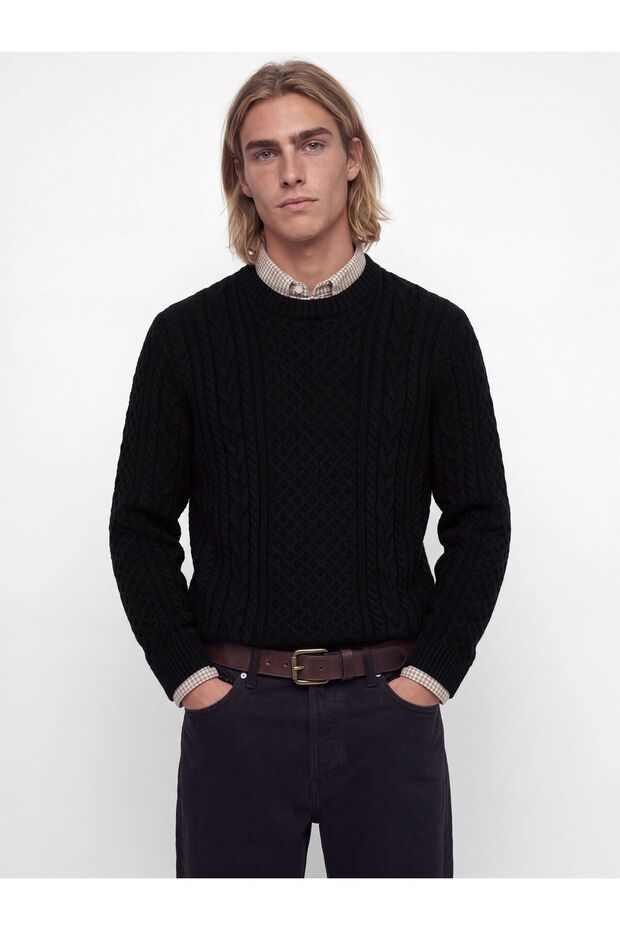 Strickpullover Strukturiert Strickpullover