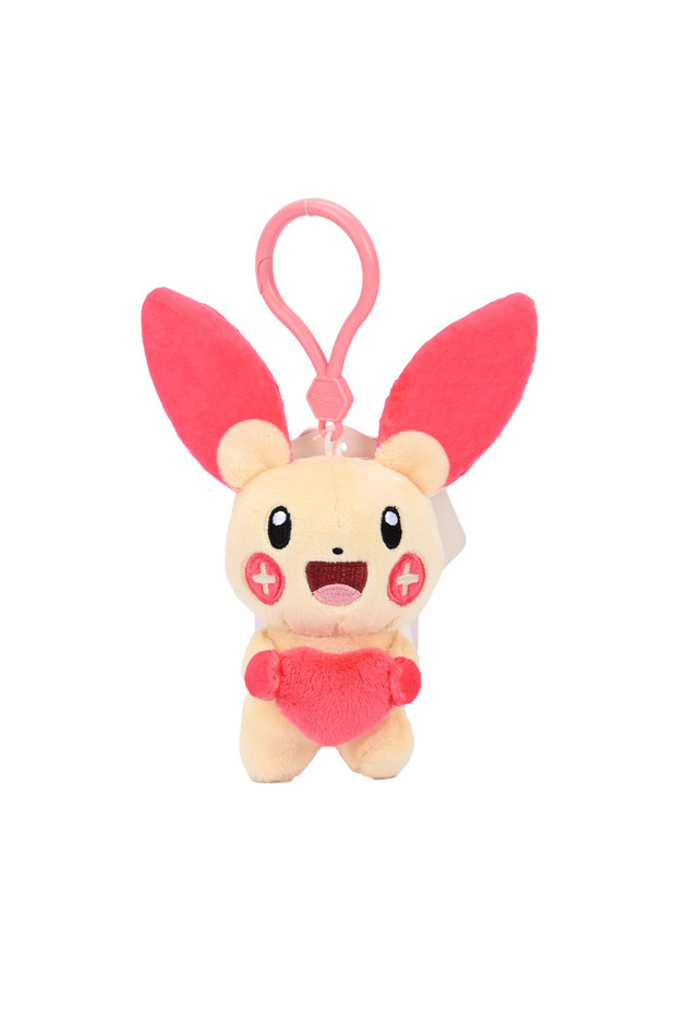 9cm Plusle Pokemon Pikachu Mew Squirtle Charmander Kawaii Plush Toy Pendant School Bag Backpack Pend