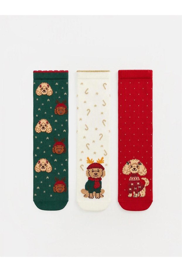 New Year's Themed Women's Socks 3-Pack (W6)