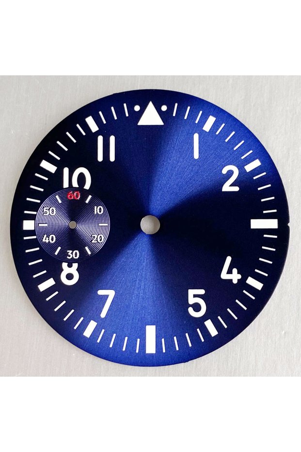 blue New 37MM Sunburst Watch Dial Hand Set fit ETA 6497 ST3600 Mechanical Watch Men Green Blue Black