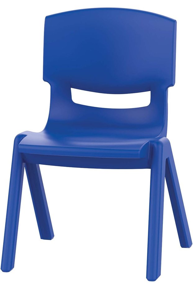 Plastic Junior Deluxe Chair (Blue)