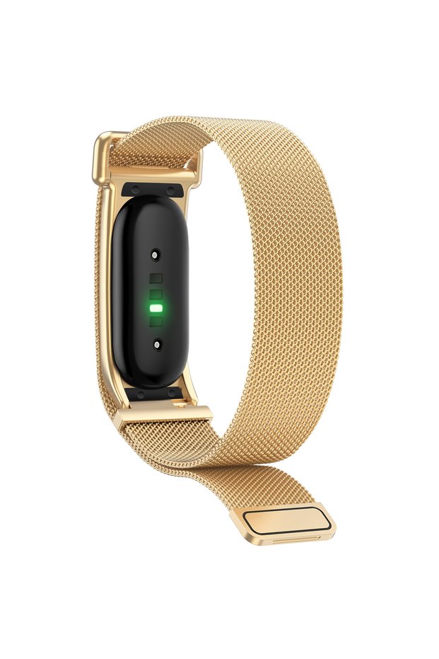 Gold Google Fitbit Air Breathable Milanese Loop Band Quick Release Adjustable Soft Metal Tracker Acc