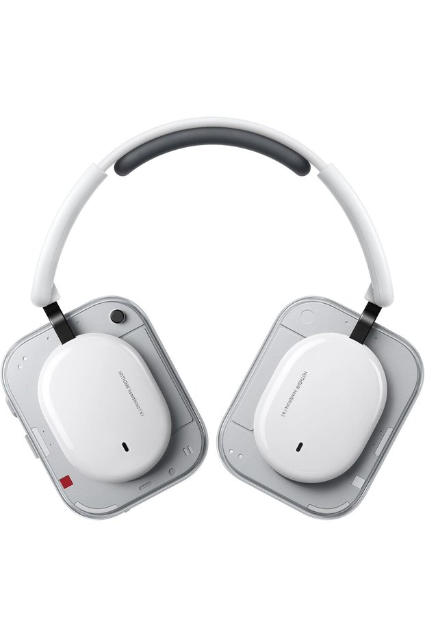 Nothing Headphone (a) Wireless Over Ear Headphones with Active Noise Cancelling, Up to 135 Hours of Battery Life, Hi-Res, LDAC, Tactile Controls - White