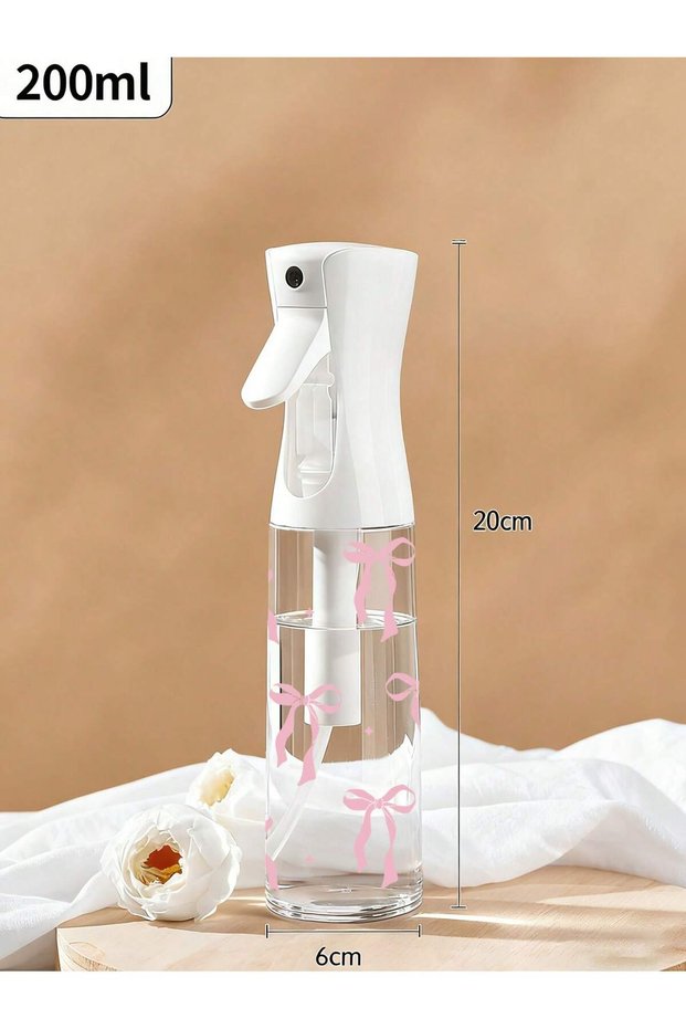 B-200ML Floral Continuous Mist Spray Bottle, Refillable Fine Mist Water Sprayer for Hair Salon Plant