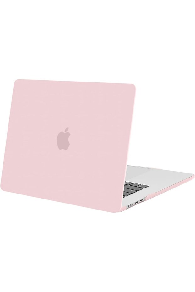 متوافق مع حافظة MacBook Air مقاس 15 بوصة 2026، روز كوارتز