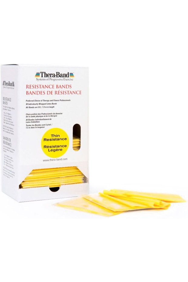 Thera Band Exercise Band Dispenser, Includes 30 x 5ft Exercise Bands (One Size)