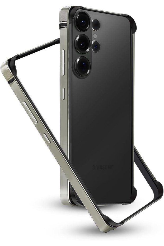Case | Anodized Aluminum Bumper | Edge Armor Protective Minimal Case Designed for Galaxy S26 Ultra (