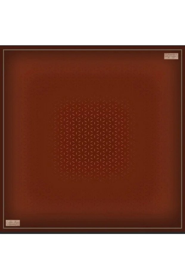 Sura Pure Silk Scarf 2488 04 Tile Line Pattern