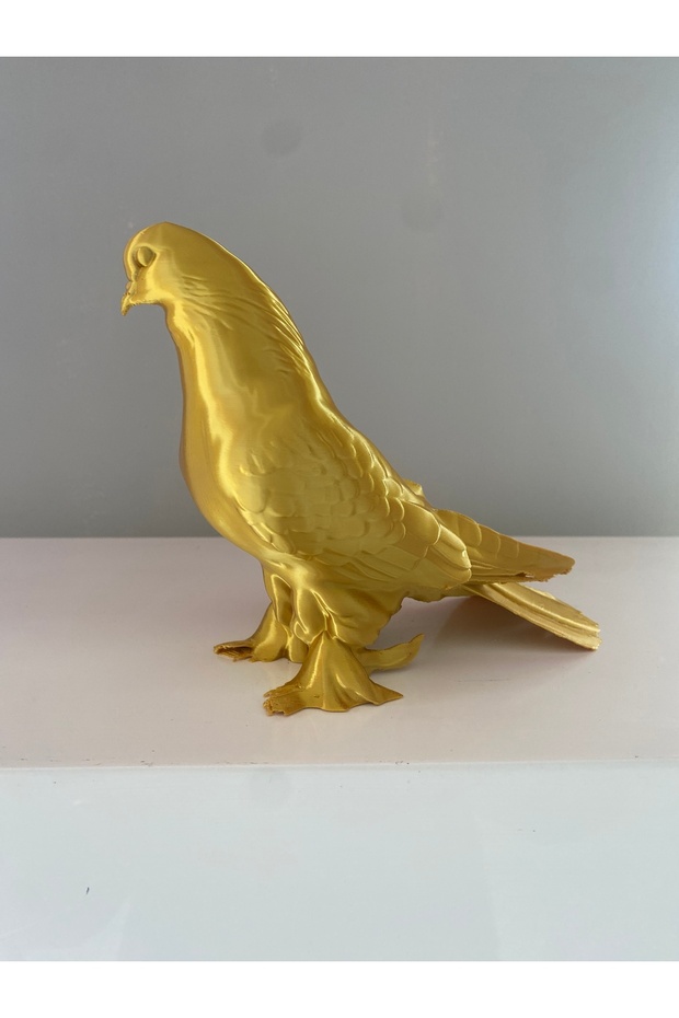 Gold güvercin biblo