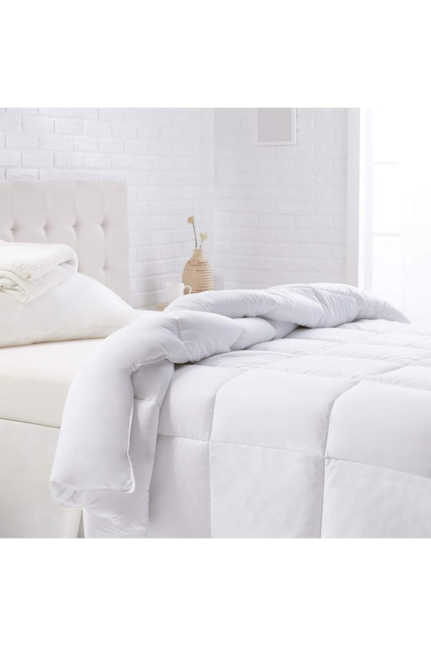 Down Alternative Bedding Comforter Duvet Insert - Twin, White, Warm