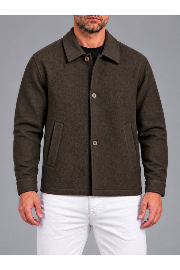 Knitted Men's Cardigan-Jacket