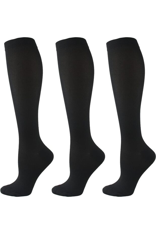 3 Pairs Compression Socks for Men Women