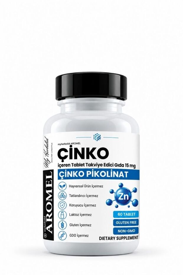 Zinc Tablet 60 Pieces | Supplementing Food with Zinc Picolinate