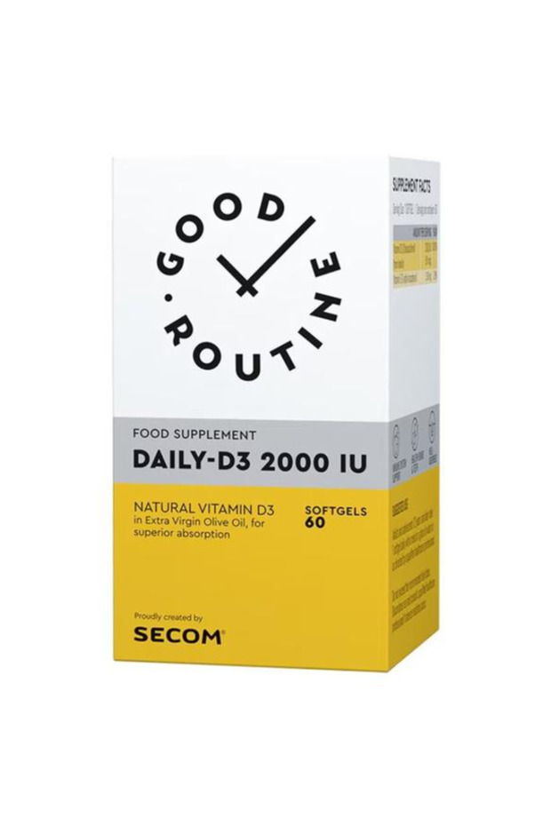 Daily-D3 2000 UI Good Routine, Secom, 60 capsule
