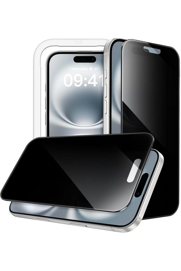 360° Privacy Screen Protector for iPhone 16, 2-Pack