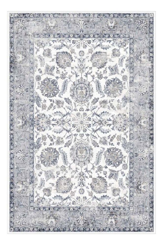 Carpet Rug Anti-Slip- Size- 183 x 275 (6x9 ft) | Color- Grey