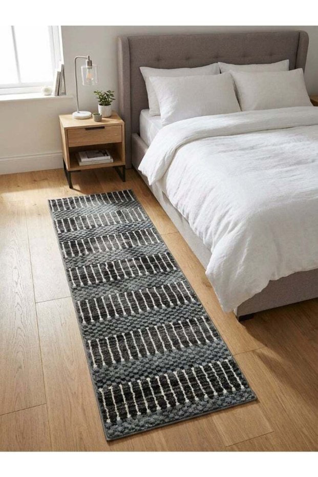 Carpet Rug Woven with Soft Texture |Neo Matrix Design - Blue