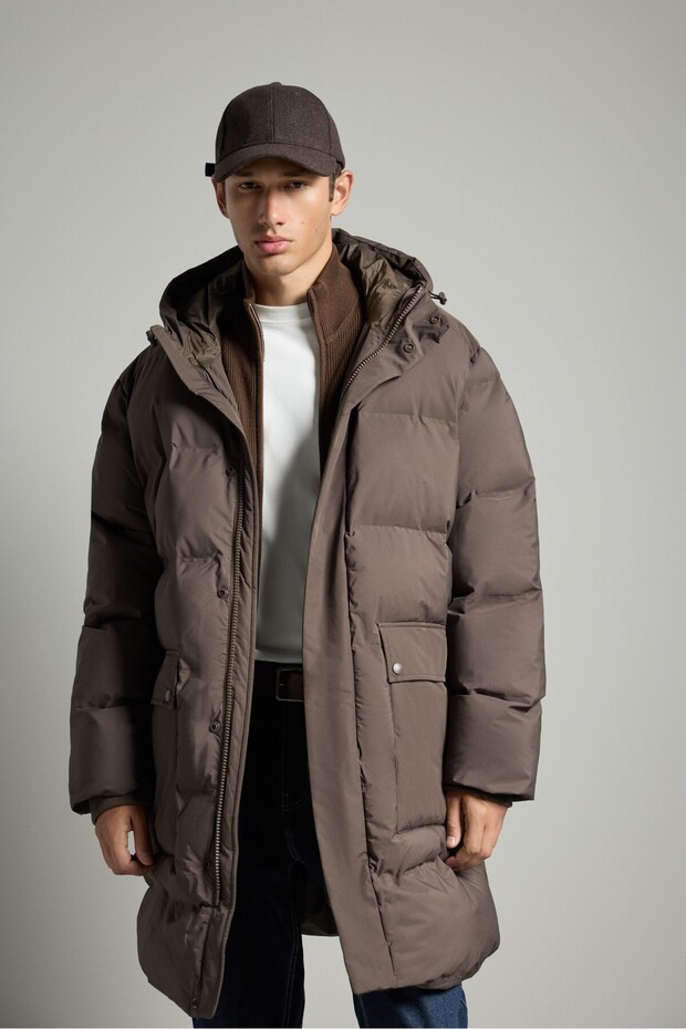 ERKEK Kapitone parka