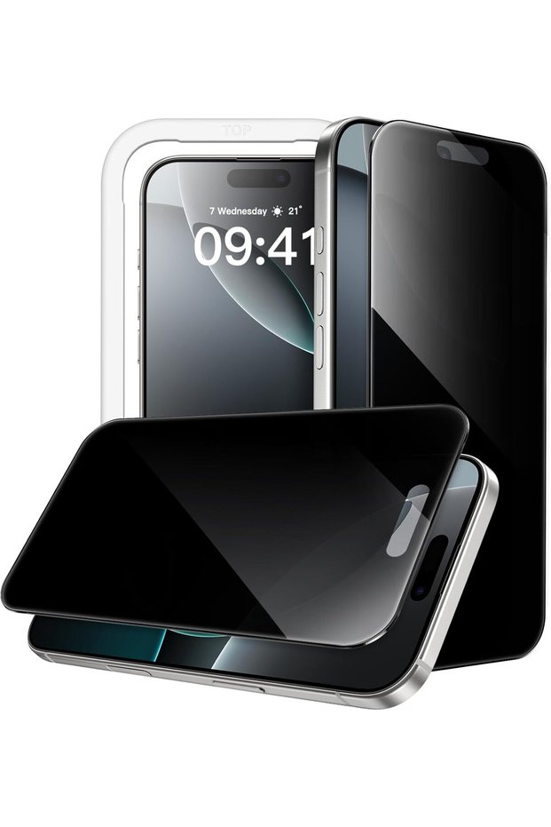 360° Privacy Screen Protector for iPhone 16 Pro, 2-Pack