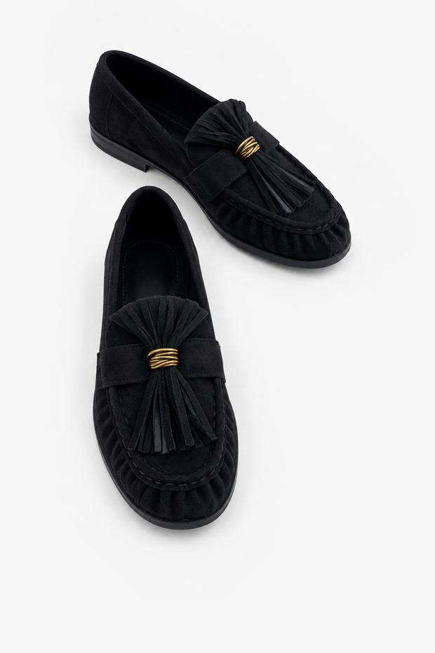 Women's Casual Shoes Pelagia Black Suede