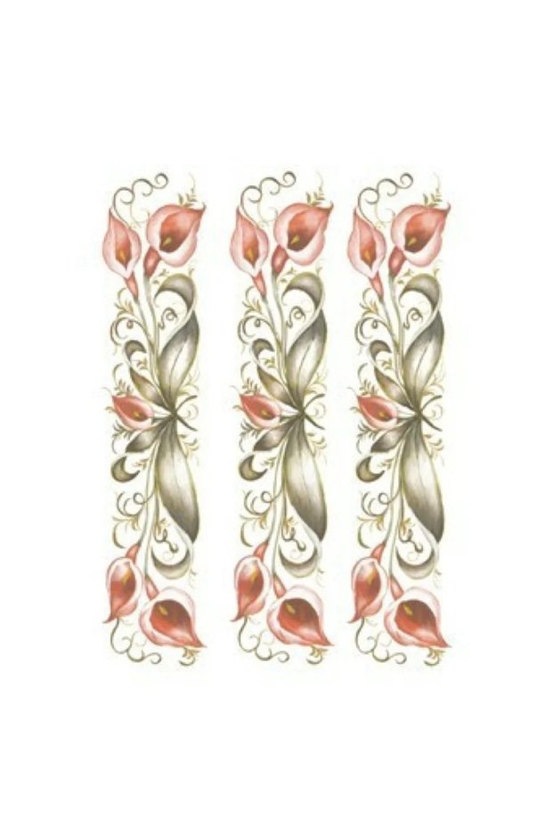T231 Oleg Kulakov 25X35 cm Easy Transfer (Ready Transfer Paper with Floral Pattern)