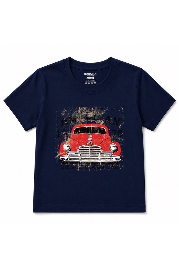 American Classic 1976 - Vintage Red Car Kids Graphic T-Shirt