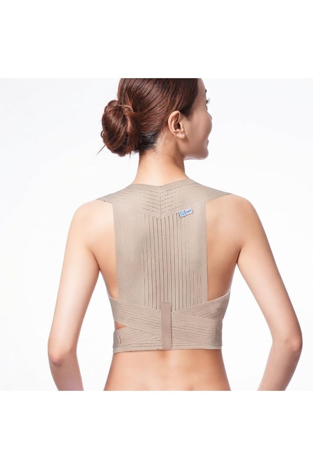 Prim Breathable Spine and Posture Orthosis, Medical-Grade Hyperkyphosis Corrector and Back Support with Removable Underarm Pads, Size Variations, Large