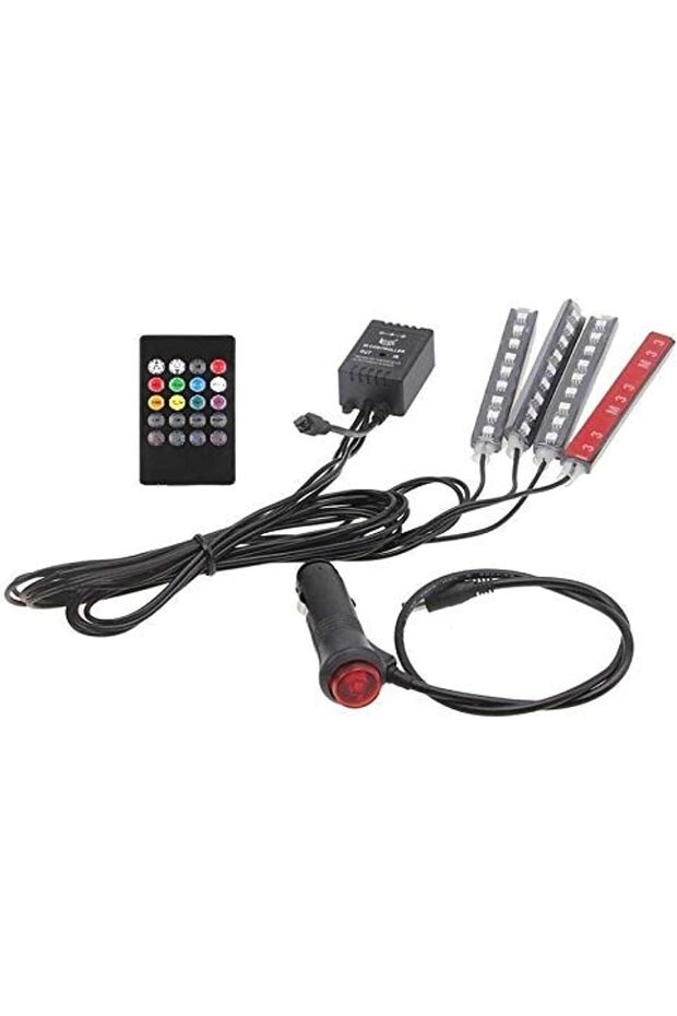 ضوء LED للسيارة مع مستشعر موسيقي