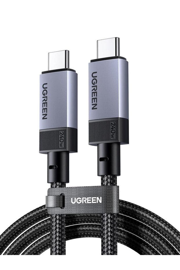 كابل USB C بقوة 240 واط، طول 1 متر، USB4 الجيل الثالث، سرعة نقل 40 جيجابت في الثانية، مخرج فيديو 8K