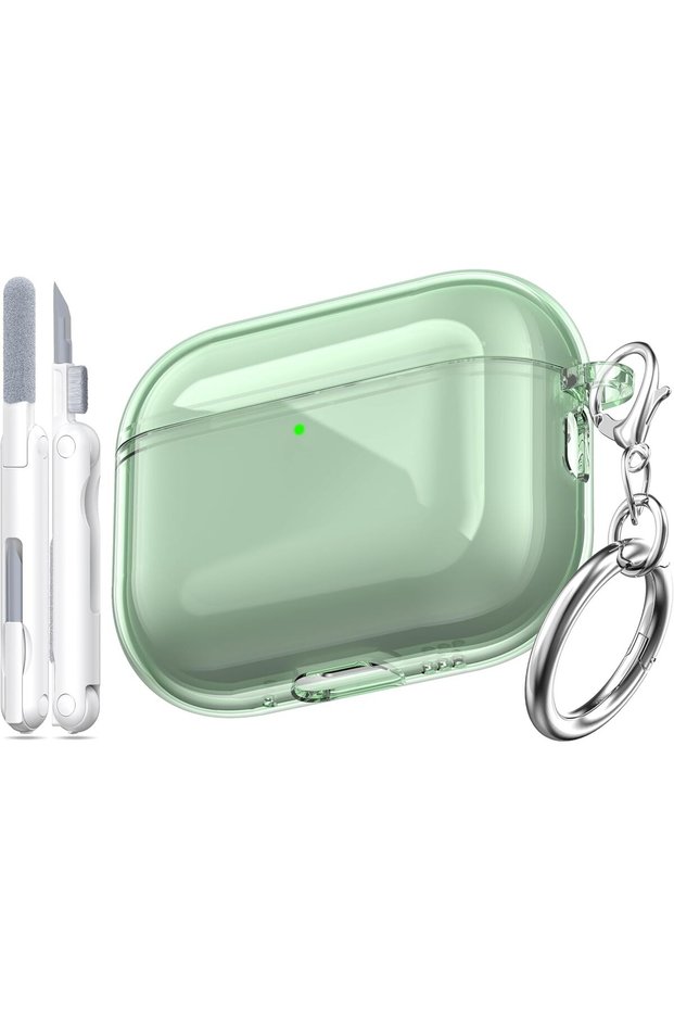 غطاء حماية متوافق مع Airpods Pro الجيل الثالث، غطاء متوافق مع Airpods Pro 3 مع سلسلة مفاتيح