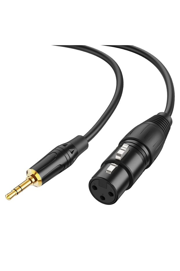 كابل من 1/8 بوصة 3.5 ملم إلى XLR