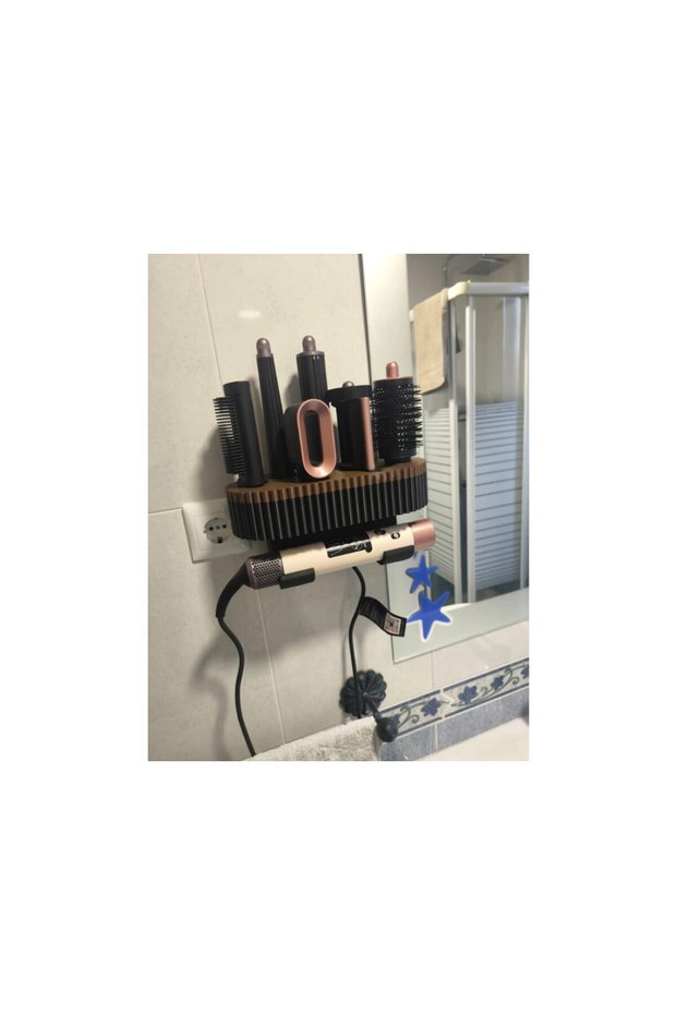 Hair Styling Wall Hanger – Airwrap Compatible Hair Styler and Head Organizer
