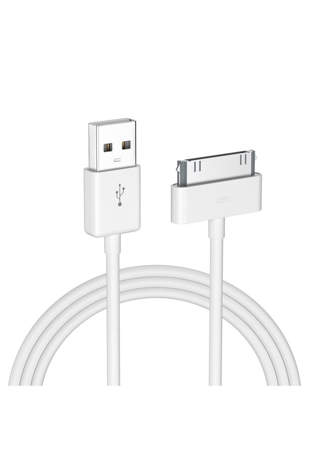 كابل شحن USB معتمد بـ 30 دبوس، سلك شحن ومزامنة USB من UPoweradd بطول 4.0 قدم متوافق مع آيفون 4