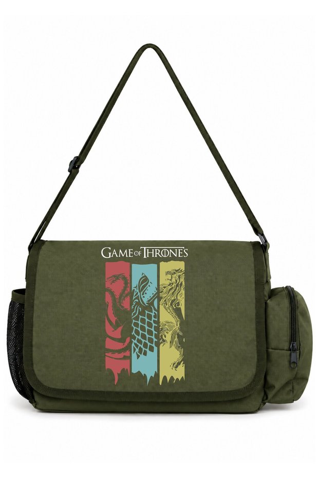 Game of Thrones Series Printed School, Sports, Office Multi-Purpose Messenger Bag