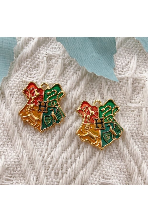 10 10pcs Alloy Dripping Charms Charm Pendant Cartoon School of Magic Pendant DIY Keychain Earrings J