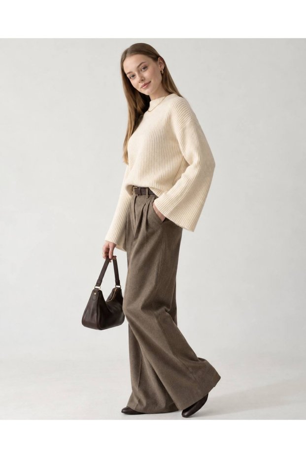 Women's Spanish Wide Sleeve Knitwear Sweater