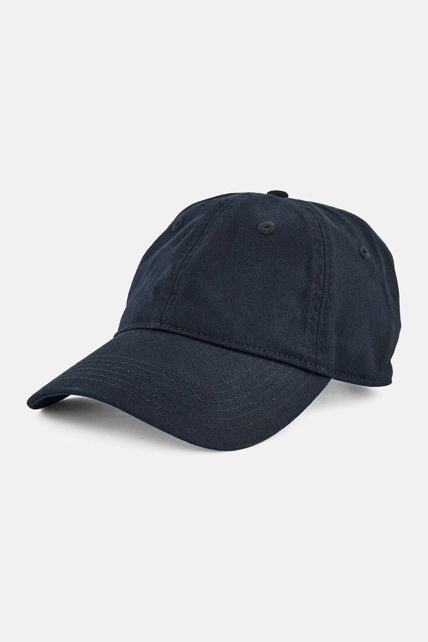 Men Embroidered Logo Twill Dad Adjustable Cap, Black