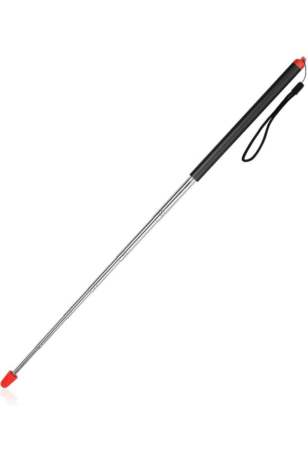 Telescopic Teachers Pointer Stick, 47.24in Retractable Teaching Pointer